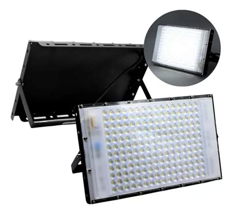 Super Reflector Led W Lupa Exterior Luz Blanca Alumbrado Mercadolibre