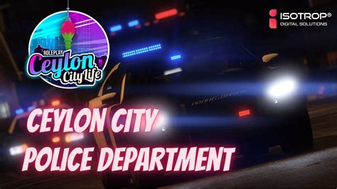 CCL Police Department Official Trailer CEYLON CITY LIFE ROLEPLAY