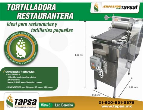 Tortilladoras Autom Ticas Tapsa