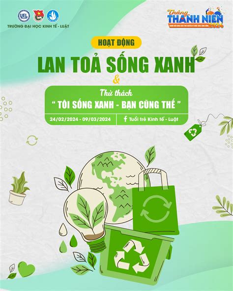 Phát động hoạt động: "Lan tỏa sống xanh" và thử thách "Tôi sống xanh - Bạn cũng thế"