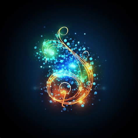 Premium Ai Image Music Note Illustration