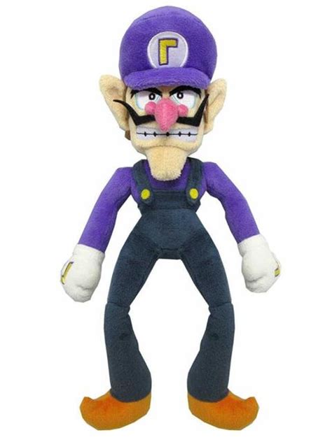 New Super Mario Brothers Waluigi Plush Doll Stuffed S 18cm All Star