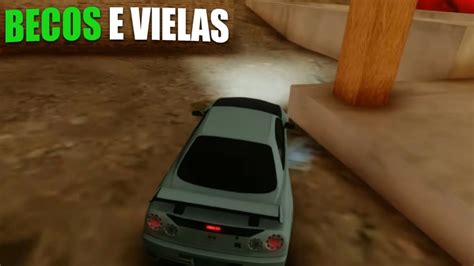 SKYLINE R34 TREINANDO FUGA ENTRE BECOS E VIELAS ROTINHAS GTA SAMP