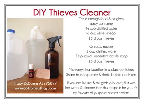 Thieves Cleaner Recipe Besto Blog