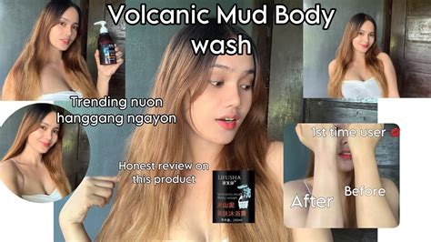 Lifusha Volcanic Mud Body Wash Instant Puti Product Review Youtube