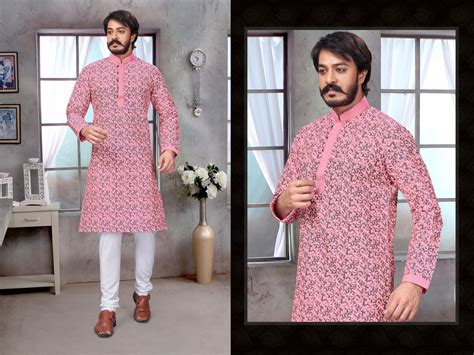 Mens Ethnic Wear Indian Traditional Designer Kurta Pajama Set - sethnik.com