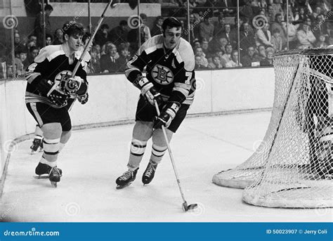 Bobby Orr Phil Esposito Boston Bruins Editorial Photography Image