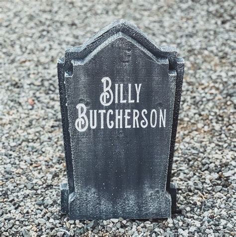 D Billy Butcherson Custom Gravestone Tombstone Etsy