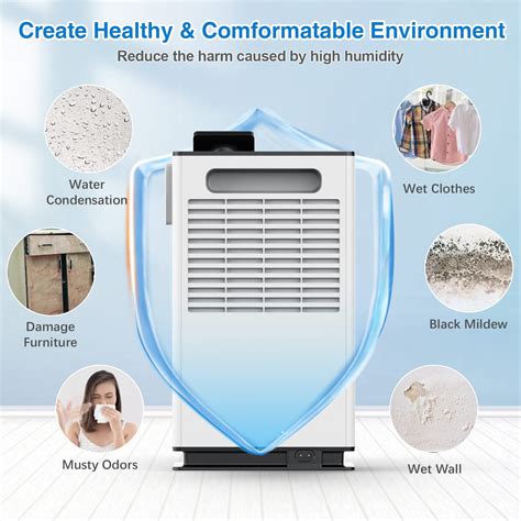 Aiusevo Dehumidifiers For Home With Remote Control Up To 580 Sq Ft