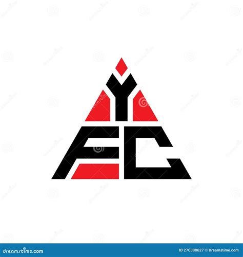 YFC Triangle Letter Logo Design with Triangle Shape. YFC Triangle Logo ...