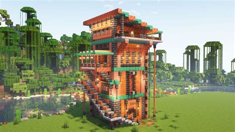 How To Build Steampunk House Minecraft Tutorial YouTube