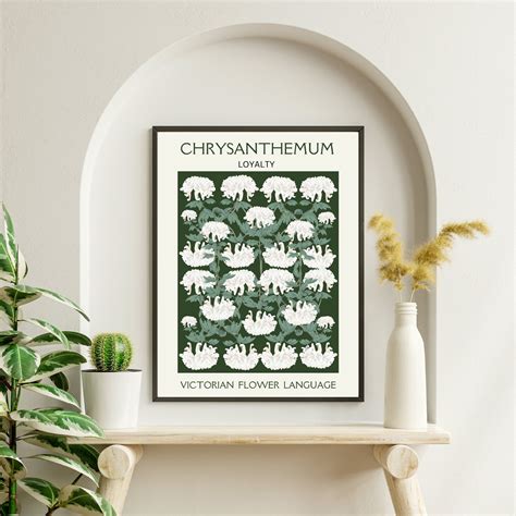 Victorian Flower Language Printable Wall Art Set Of 8 Elegant Botanical