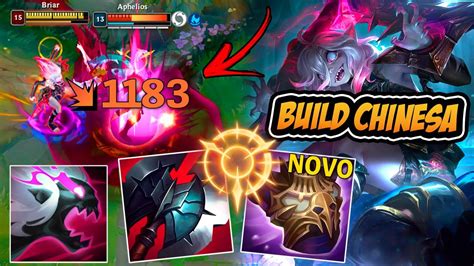 A Nova Build Chinesa Da Briar Muito Dano Na Mordida League Of