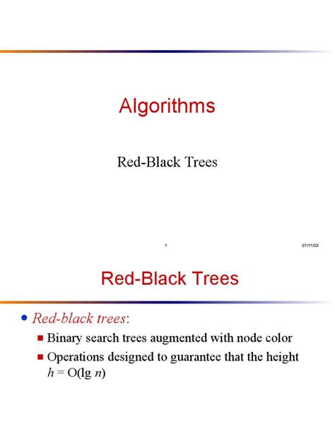 RedBlack Tree | PDF