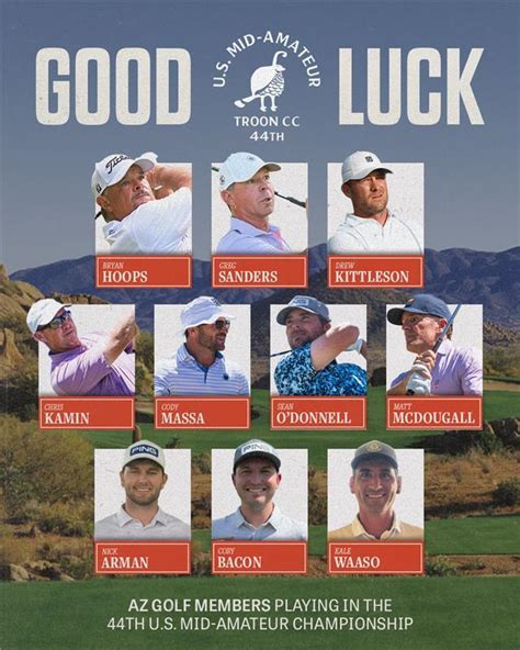 Arizona Qualifies 10 For U S Mid Amateur Championship At Troon