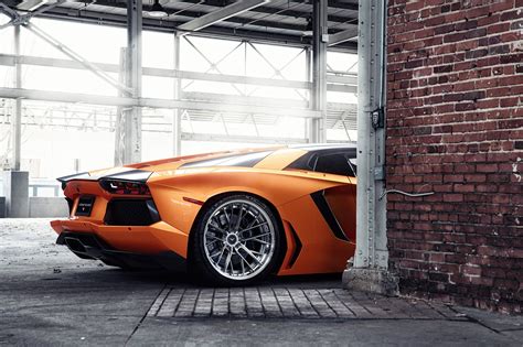 Orange Lamborghini Aventador Gets Custom Contrasting Touches — CARiD ...