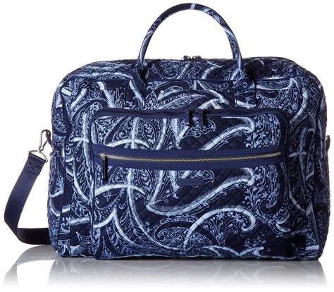 Vera Bradley Iconic Grand Weekender Travel Bag Signature Cotton Indio