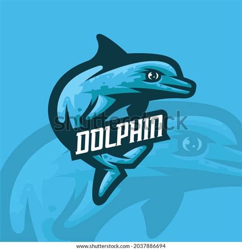 Dolphin Mascot Illustration Vector Design Stock Vector Royalty Free