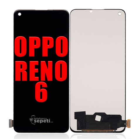 Oppo Reno 6 Ekran Dokunmatik Siyah Çıtasız A Kalite tsa311t