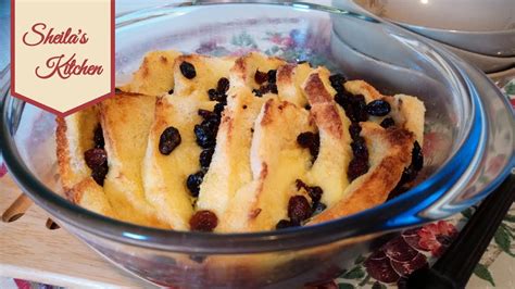 Traditional British Bread And Butter Pudding Youtube