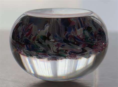 Antique Scrambled Glass Paperweight New England Glass Company American