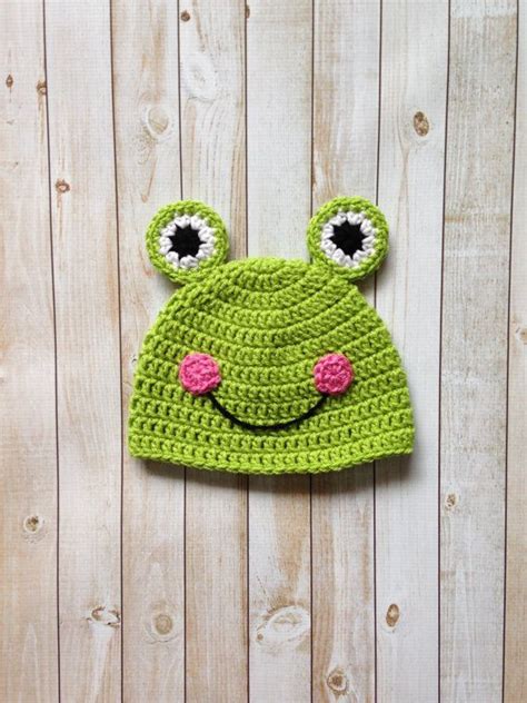 Crochet Frog Hat By Tcsimplychic On Etsy 1300 Crochet Frog Hat