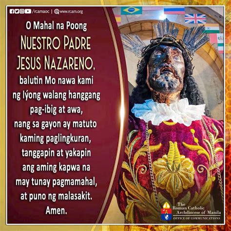 Panalangin Sa Mahal Na Poong Nuestro Padre Jesus Nazareno