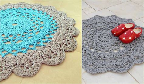 Gigant Doily Rug Free Crochet Pattern Your Crochet