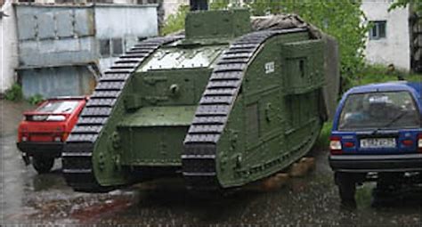 Surviving Ww1 And Russian Civil War Mark V Female Tank Can Be Found In