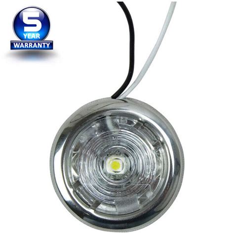 12 Volt Led Round Low Profile Courtesy Light Indoor Outdoor Surface