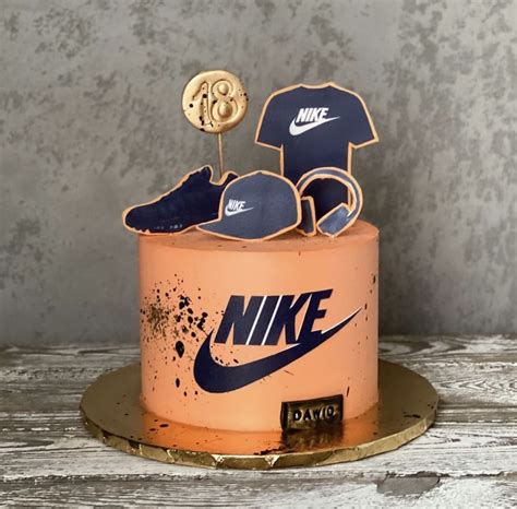 Elegant Nike Birthday Cake For Euans 10th Birthday