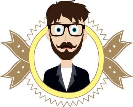 Geek Retro Guy Vector Genius Art Vector Vector Genius Art Png And