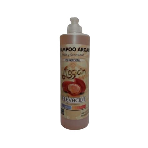 Elevacion Shampoo Argan Brillo Y Sedosidad X 500 Ml Migliore Perfumería