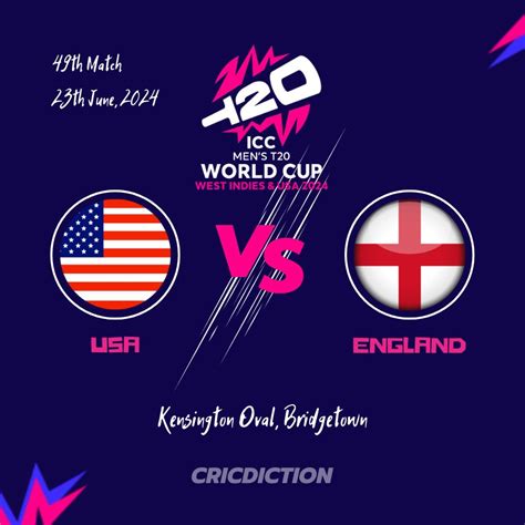 Match Preview United States Vs England T World Cup Th