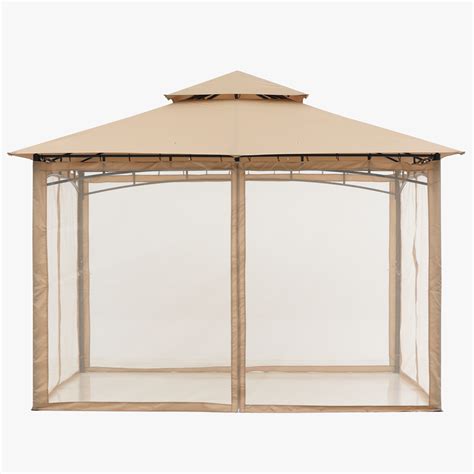 Abccanopy 10x12 Patio Gazebo With Mosquito Netting And Double Soft