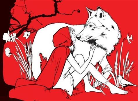 Red Riding Hood And The Wolf Red Riding Hood Wolf Red Riding Hood Art Red Riding Hood