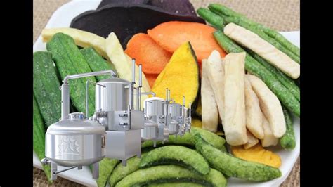 Fruit Vegetable Vacuum Frying Machine Youtube