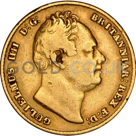 Buy A 1833 William IV Sovereign From Gold Co Uk From 2 179