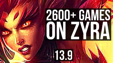 ZYRA Caitlyn Vs SENNA Aphelios SUP 4 0 8 3 0M Mastery 2600