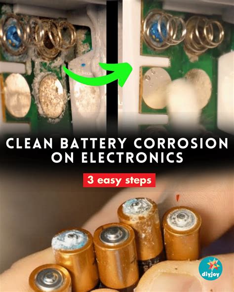 Clean Battery Corrosion on Electronics