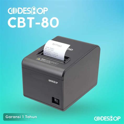 Jual Printer Thermal Codeshop CBT 80 Struk Thermal 80 Mm USB Bluetooth