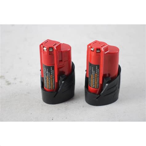 Milwaukee M12 Battery Packs, 2 Pieces | Property Room