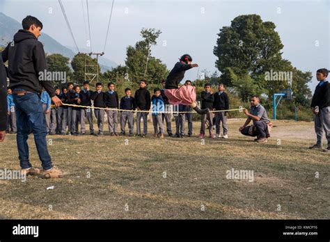 Young school girls participating in sports day Stock Photo - Alamy