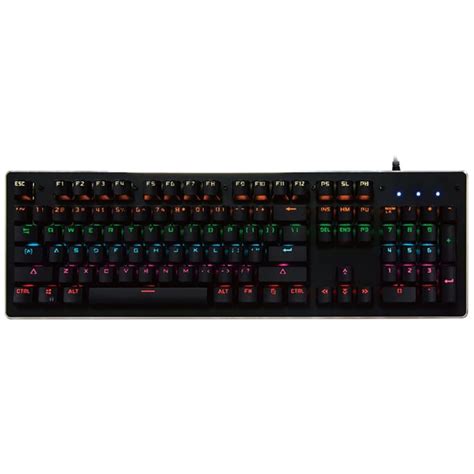 Teclado Gaming Satellite GK-302 King Fight RGB Mecânico com Fio Preto ...