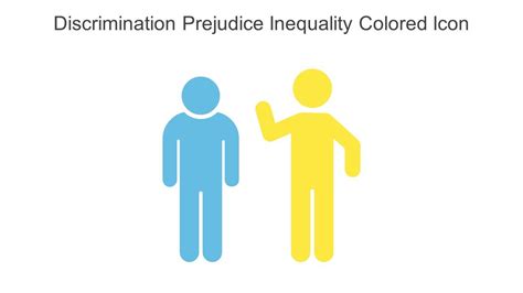 Discrimination Prejudice Inequality Colored Icon In Powerpoint Pptx Png