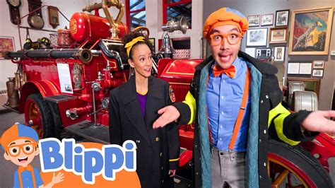 Firetruck Museum With Blippi And Meekah Learning Adventure