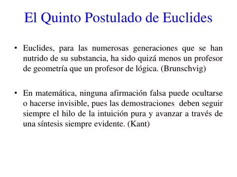 PPT El Quinto Postulado De Euclides PowerPoint Presentation Free