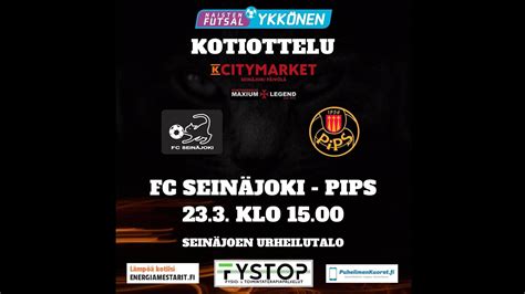 23 3 2024 Naisten Futsal Ykkönen Jatkosarja FC Seinäjoki PiPS YouTube