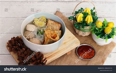 Indonesian Food Called Bakso Malang Bowl Stock Photo 2088292570 ...