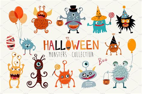 Halloween monsters collection – MasterBundles